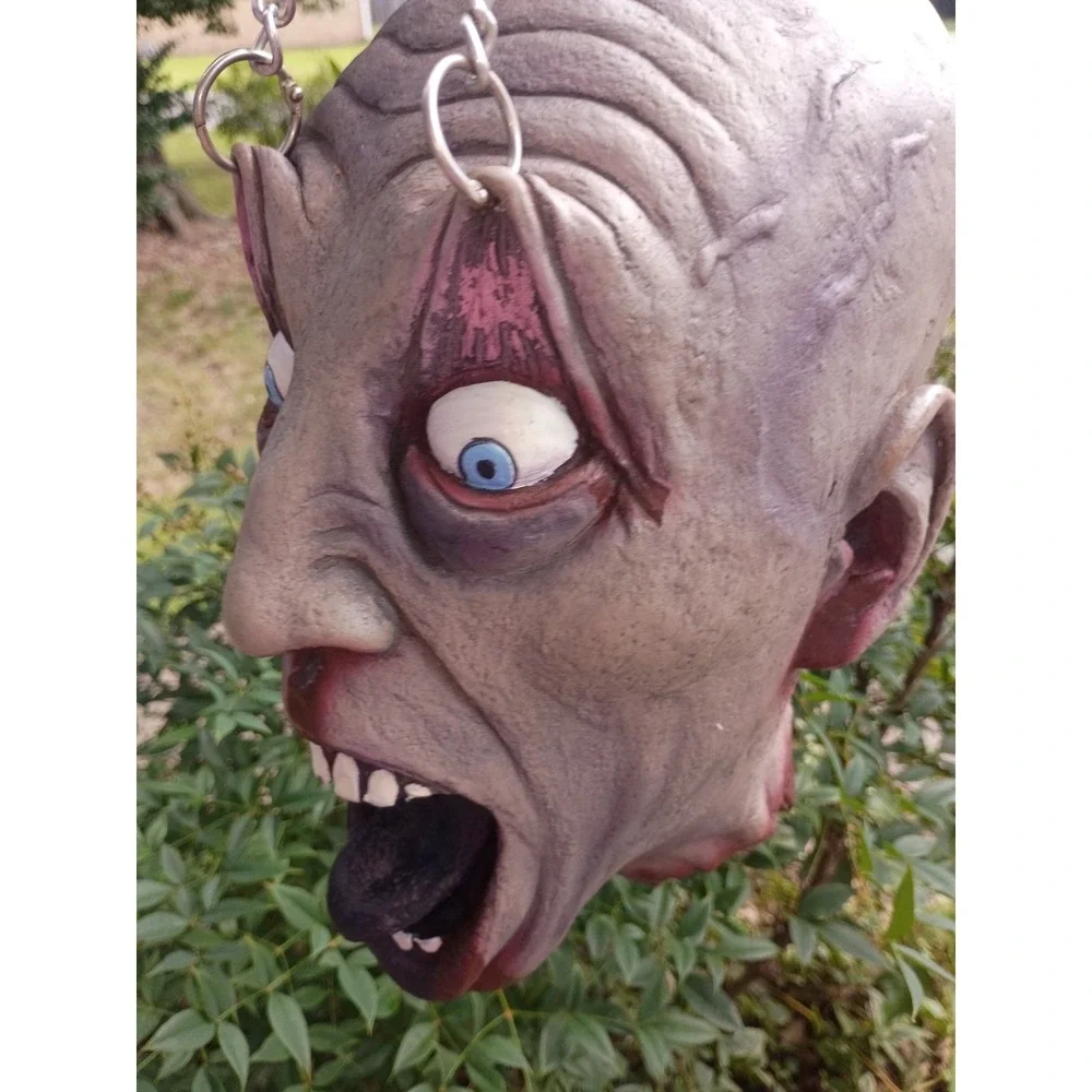 Vintage Severed Head Halloween Prop rubber Latex Professional 12 Inch‎ Amazing